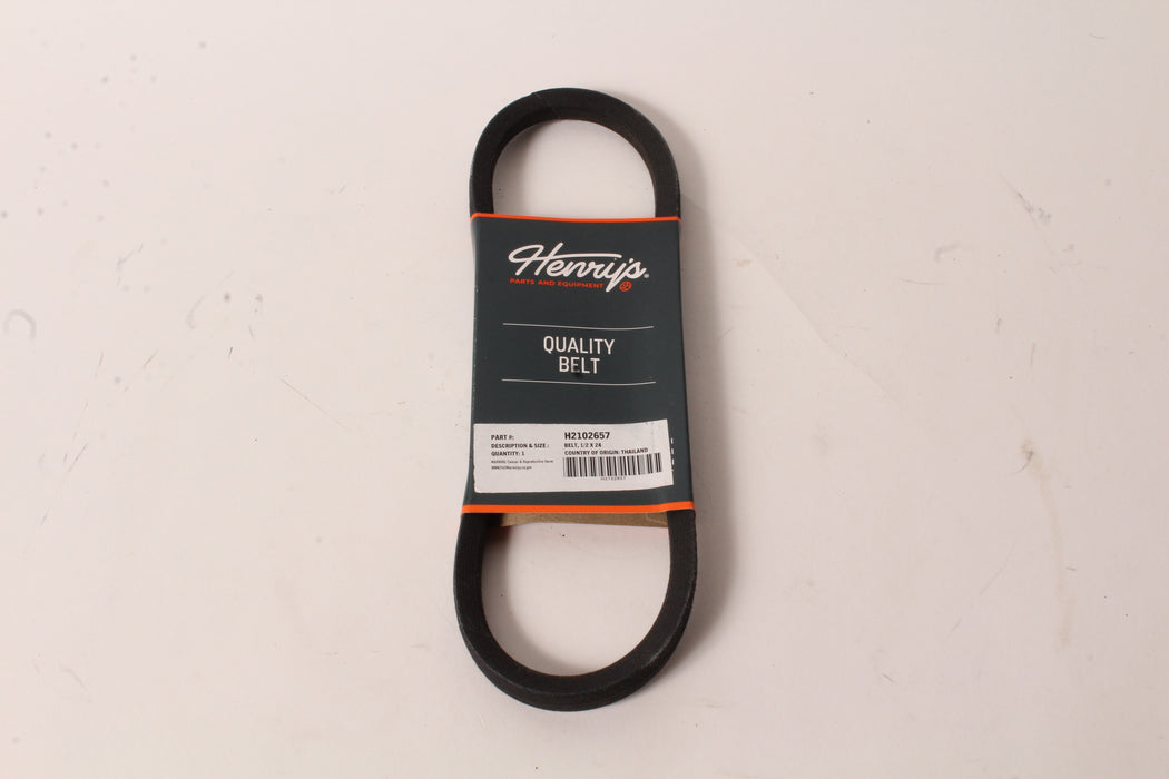 Henry's Universal Wrapped V-Belt 1/2" x 24" H2102657 AP22 A22 2240 6824 4L240