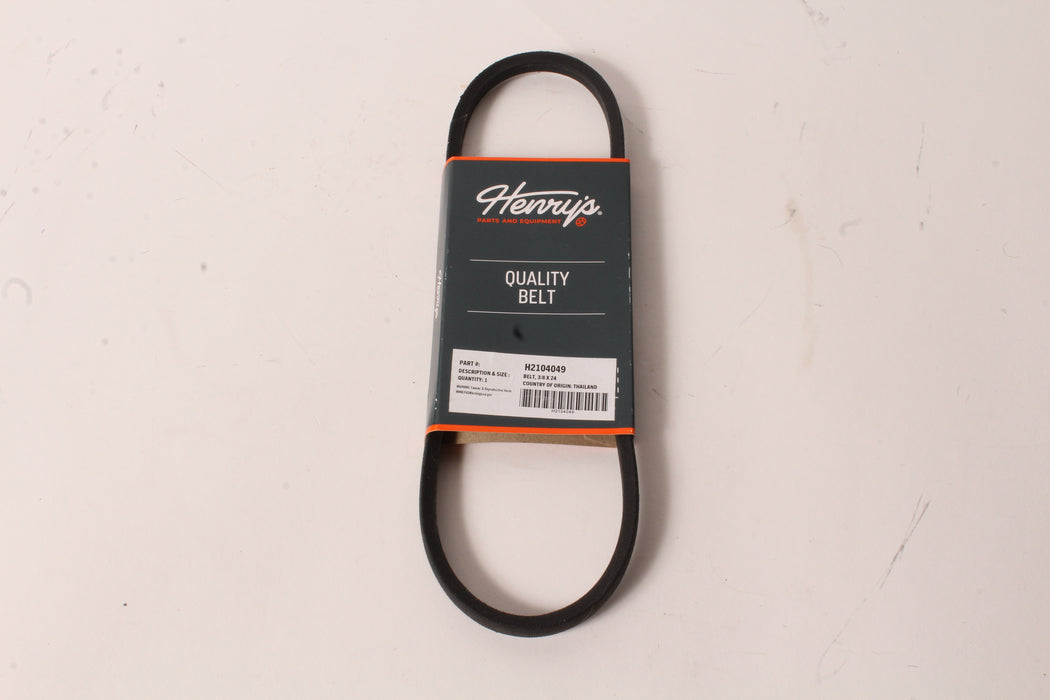 Henry's Universal Wrapped V-Belt 3/8" x 24" H2104049 3L240 1240 6724 38X240