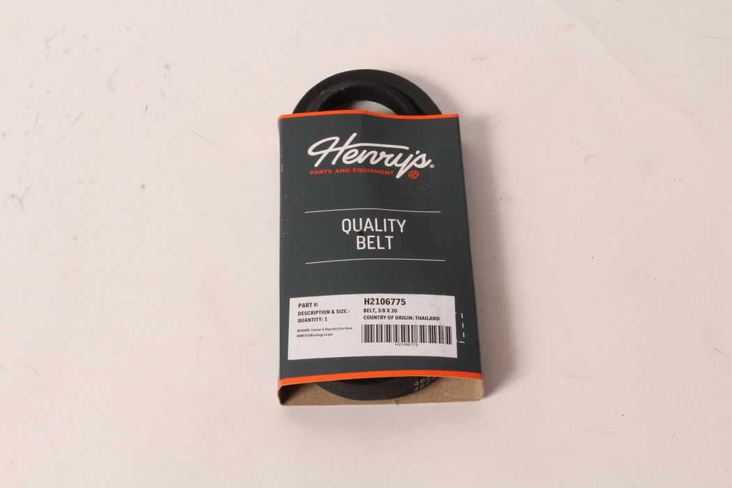 Henry's Universal Wrapped V-Belt 3/8" x 30" H2106775 3L300 6730 1300 38X300