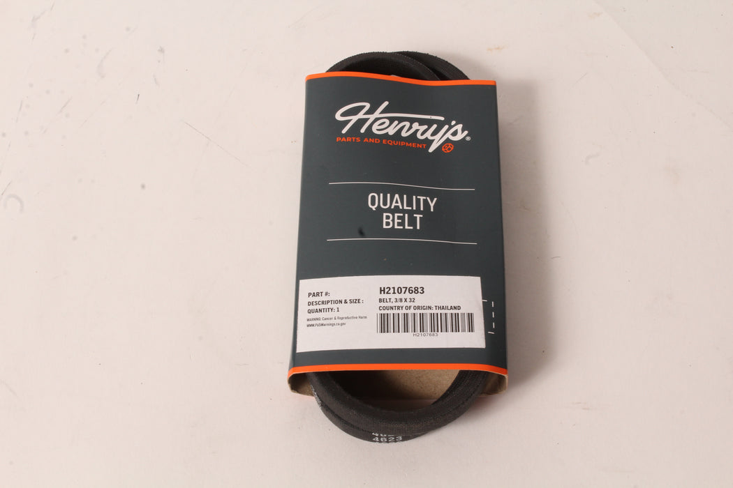 Henry's Universal Wrapped V-Belt 3/8" x 32" H2107683 3L320 6732 1320 38X230