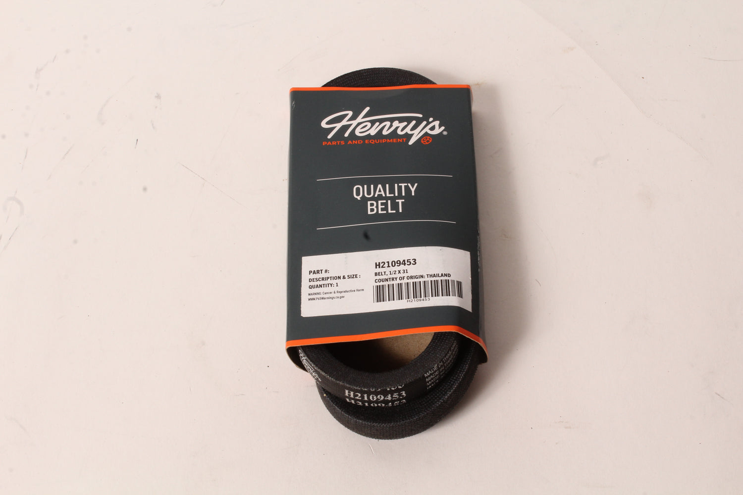 Henry's Universal Wrapped V-Belt 1/2" x 31" A29 AK29 AP29 2310 6831 4L310