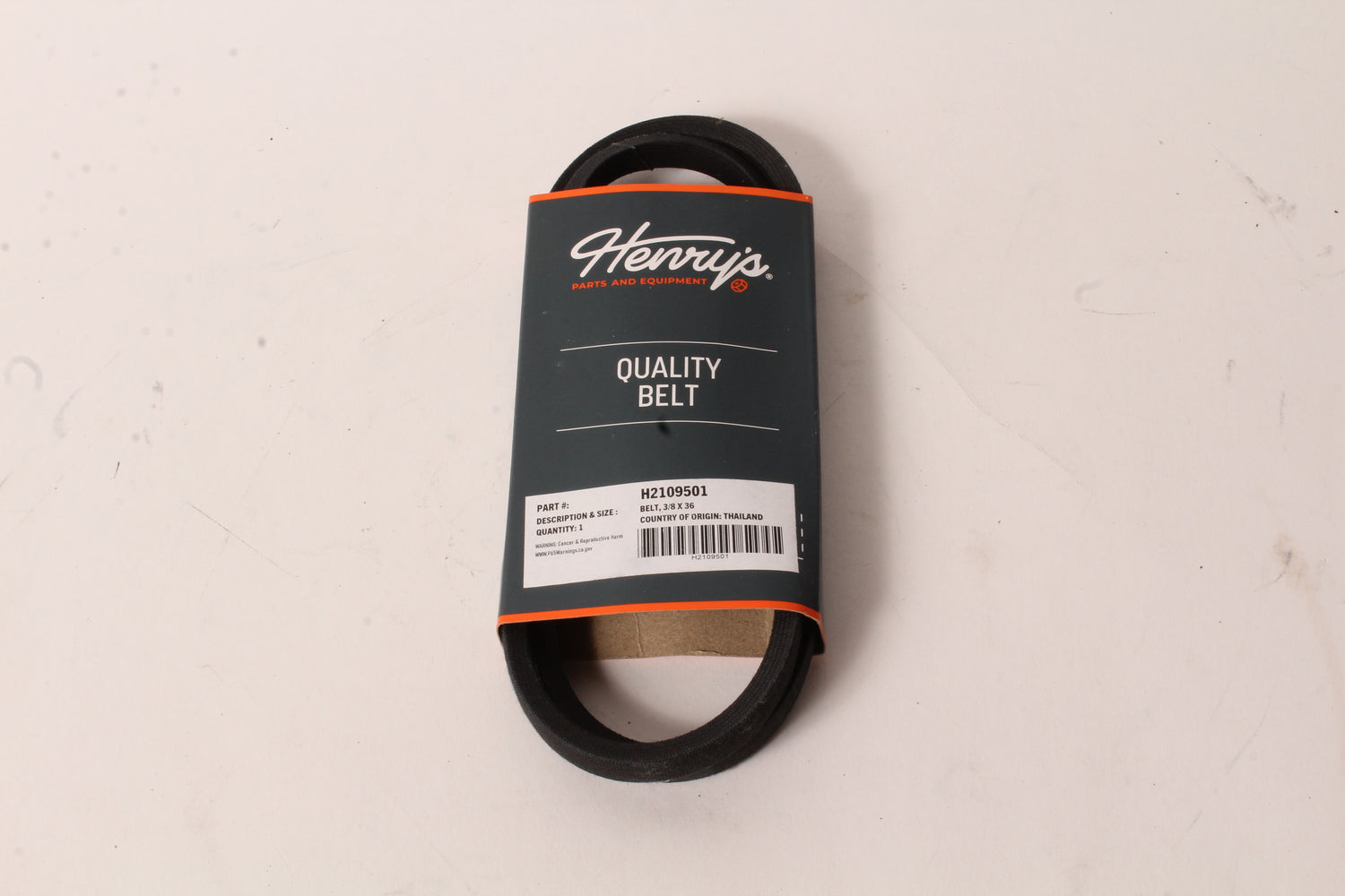 Henry's Universal Wrapped V-Belt 3/8" x 36" H2109501 3L360 6736 1360 38X360