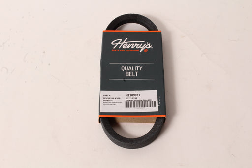 Henry's Universal Wrapped V-Belt 1/2" x 18" H2109931 Fits Gates 6818