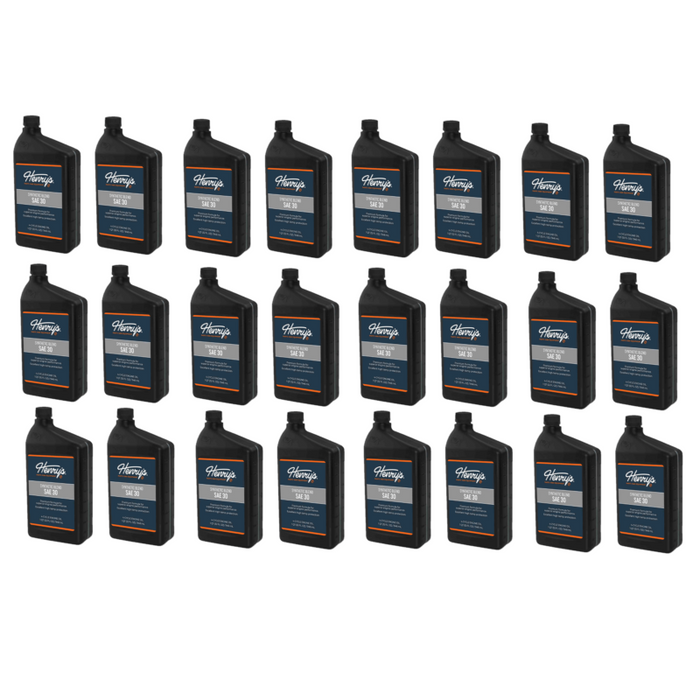 24 PK Henry's H3051743 SAE 30 Synthetic Blend Engine Oil with Zinc 32 oz 4-Cycle