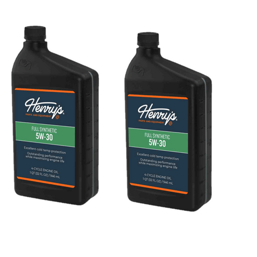 2 PK Henry's H3052610 5W-30 Full Synthetic Engine Oil with Zinc 32 oz 4-Cycle