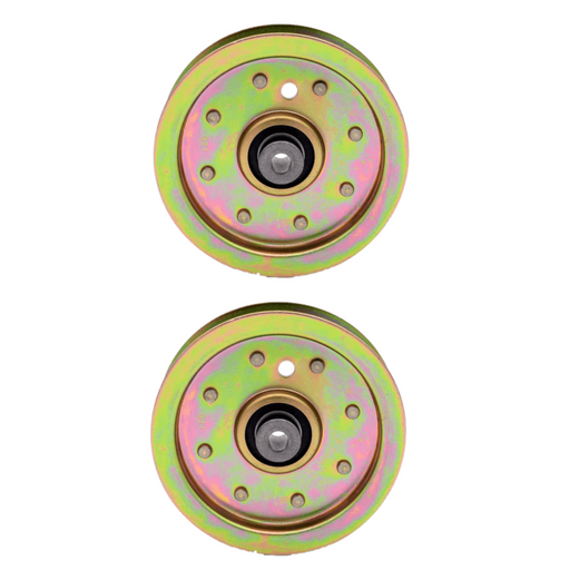 2 PK Flat Idler Pulley Fits MTD Cub Cadet 01004101 02004447 2004447 1004101