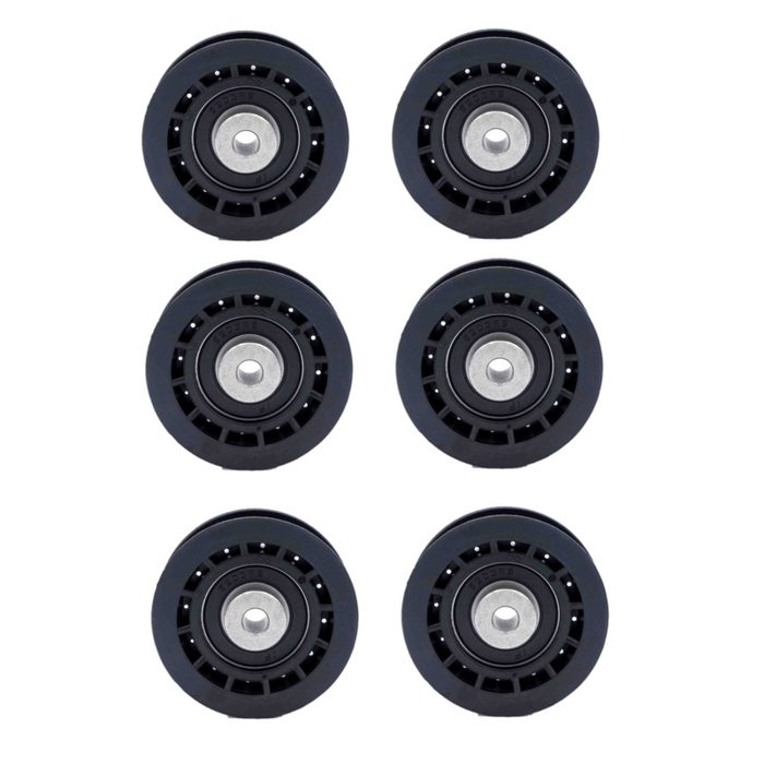 6 PK Flat Hydro Drive Idler Pulley Fits Exmark Toro 106-2176 TimeCutter Quest