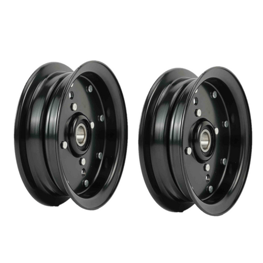 2 PK Flat Idler Pulley For Husqvarna AYP Craftsman 539132728 539112196 589766102