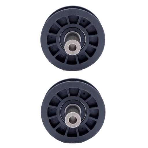 2 PK Flat Idler Pulley Fits Husqvarna AYP Craftsman Murray 532179114 179114