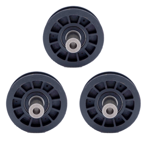 3 PK Flat Idler Pulley Fits Husqvarna AYP Craftsman Murray 532179114 179114