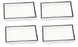 4 PK Kenmore KC38KDRDZ000 Exhaust Filter 11624194111 11610701510 12510701610