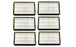 6 PK Genuine Kenmore KC38KEEJZ000 HEPA Media Exhaust Filter EF-11 52730