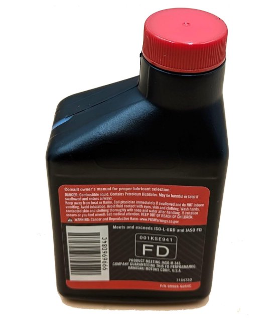 Kawasaki Oil 99969-6084C 2 Pack Genuine OEM Kawasaki Oil