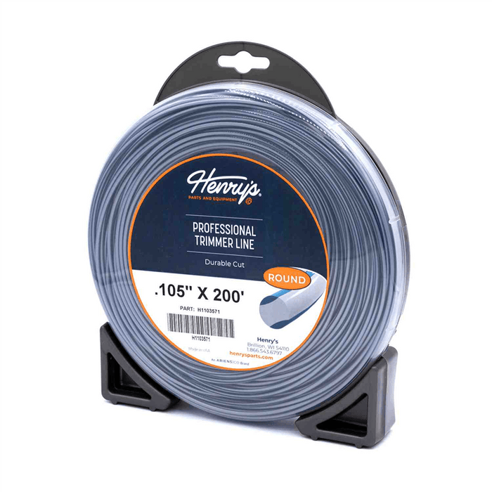 Henry's H1103571 .105" 200' Round Pro Trimmer Line Twin-Layer Co-Extrusion