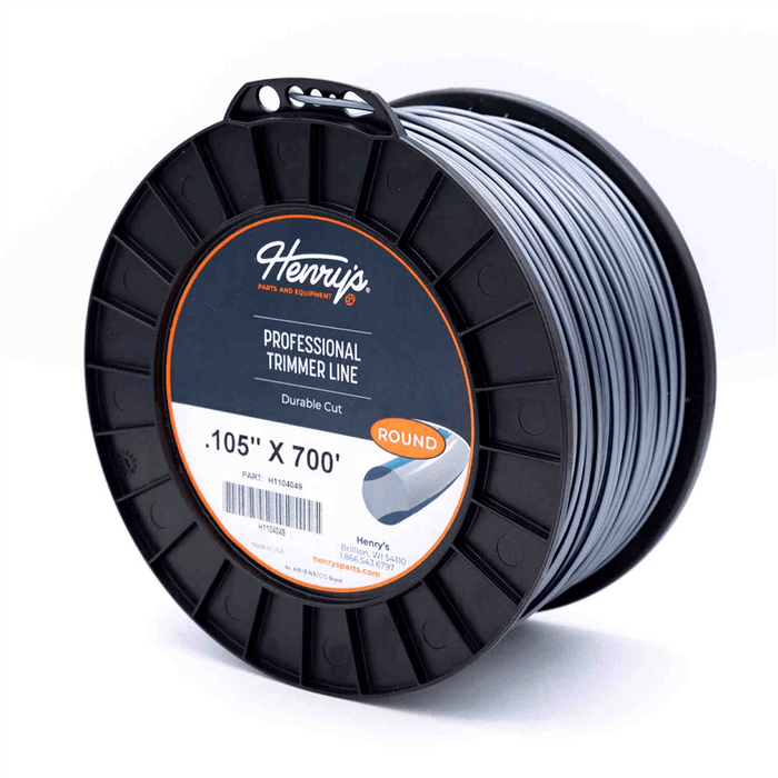 Henry's H1104049 .105" 700' Round Pro Trimmer Line Twin-Layer Co-Extrusion 3LB