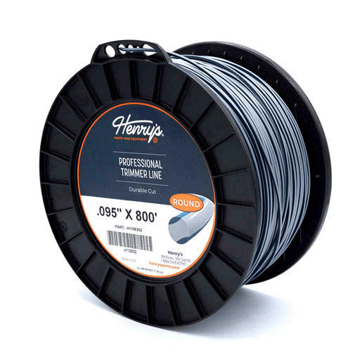 Henry's H1106302 .095" 866' Round Pro Trimmer Line Twin-Layer Co-Extrusion