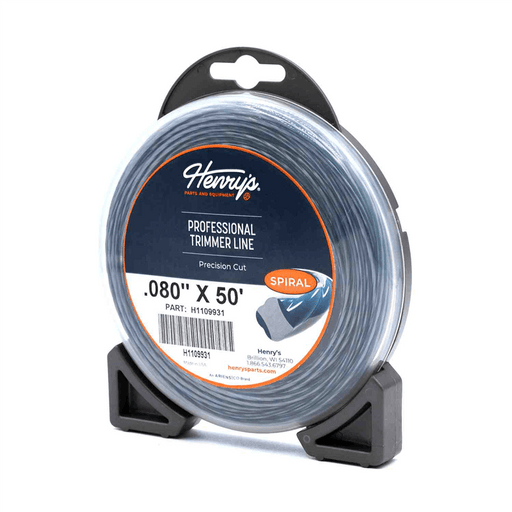 Henry's H1109931 .080" 50' Spiral Pro Trimmer Line Twin-Layer Co-Extrusion