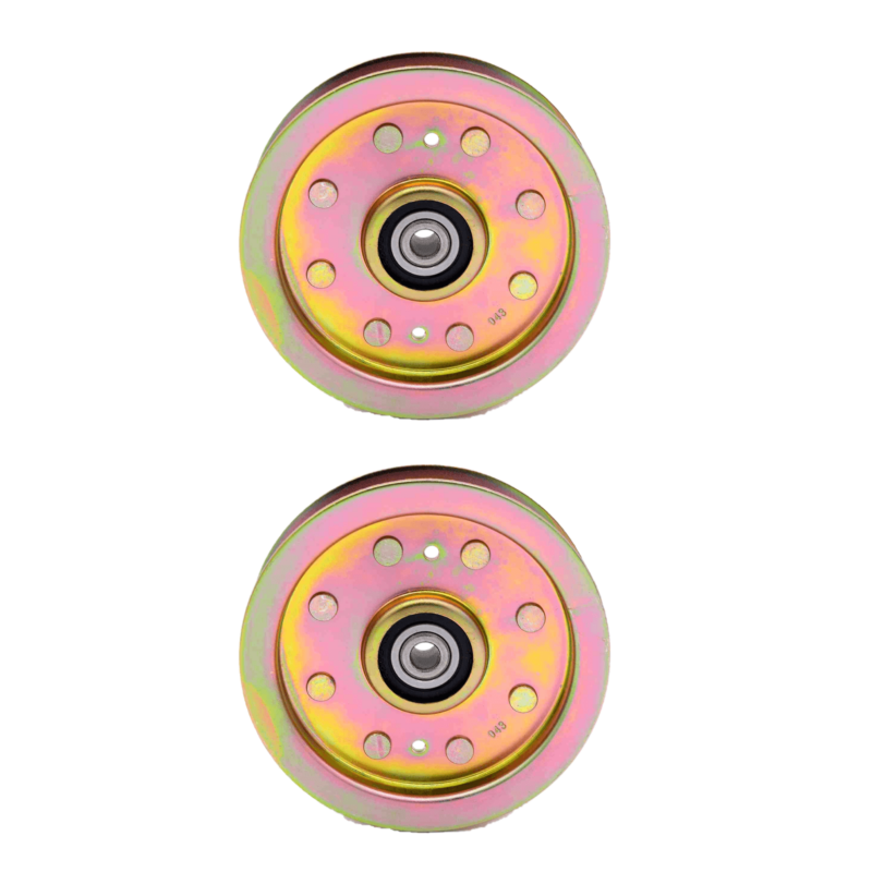 2 PK Flat Idler Pulley Fits MTD Cub Cadet Troy-Bilt 753-08171 756-04129C 102403X