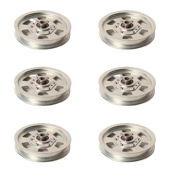 6 PK Flat Idler Pulley Fits Kubota K5559-34880 K5639-34882