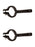 2 PK OEM Echo 001106 Backpack Blower Handle PB610 PB650 PB750 PB751 PB580 PB265L