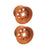 2 PK Genuine Scag 481851 12" 4 Lug Powder Coated Gold Wheel Rim 24-x12.00-12