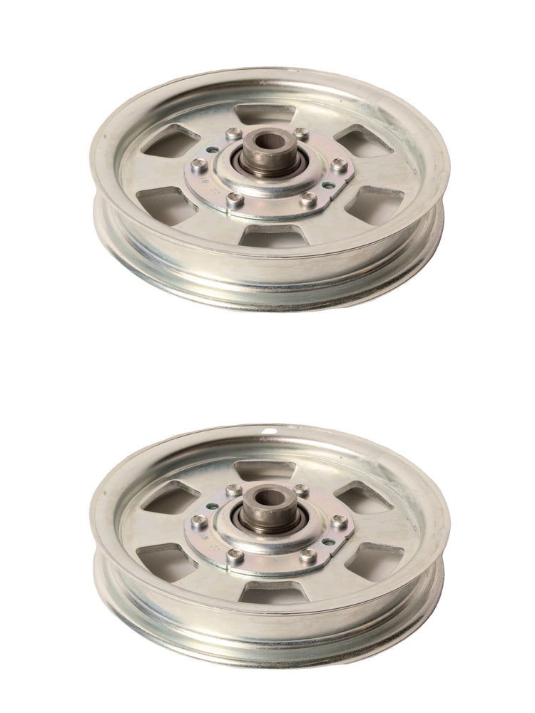 2 PK Flat Idler Pulley Fits Kubota K5559-34880 K5639-34882