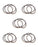 5 PK Blower Belt Fits Exmark 103-0866 1030866SL 1/2" x 40-13/32"