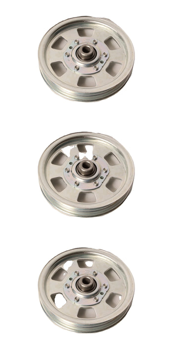 3 PK Flat Idler Pulley Fits Kubota K5559-34880 K5639-34882