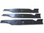 3 Pack Genuine Husqvarna 532187256 Mower Blades Fits 54" Sears 187256 AYP Poulan