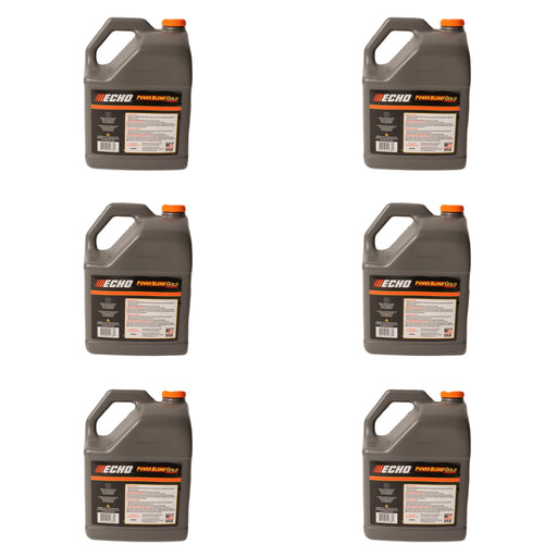 6 PK Echo 6450050G PowerBlend Gold 1 Gallon 2-Cycle 2-Stroke Oil Blend Mix 50:1