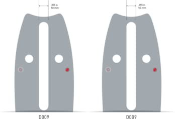 Oregon 2 PK Genuine 208RNDD009 20" PowerCut Guide Bar 3/8" .058" 72DL D009