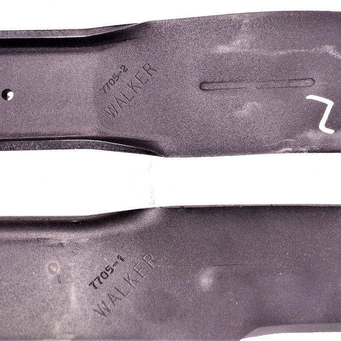 New Genuine OEM Walker Blade Set 7705-1,7705-2 for 48" GHS Deck