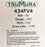 Genuine TsuMura 434FV4 36" .063 3/8" 119DL D009 Solid Chainsaw Guide Bar