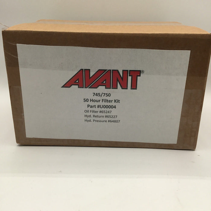New OEM Avant 745,750 50 Hr Service Kit U00004 64807 65227 65247