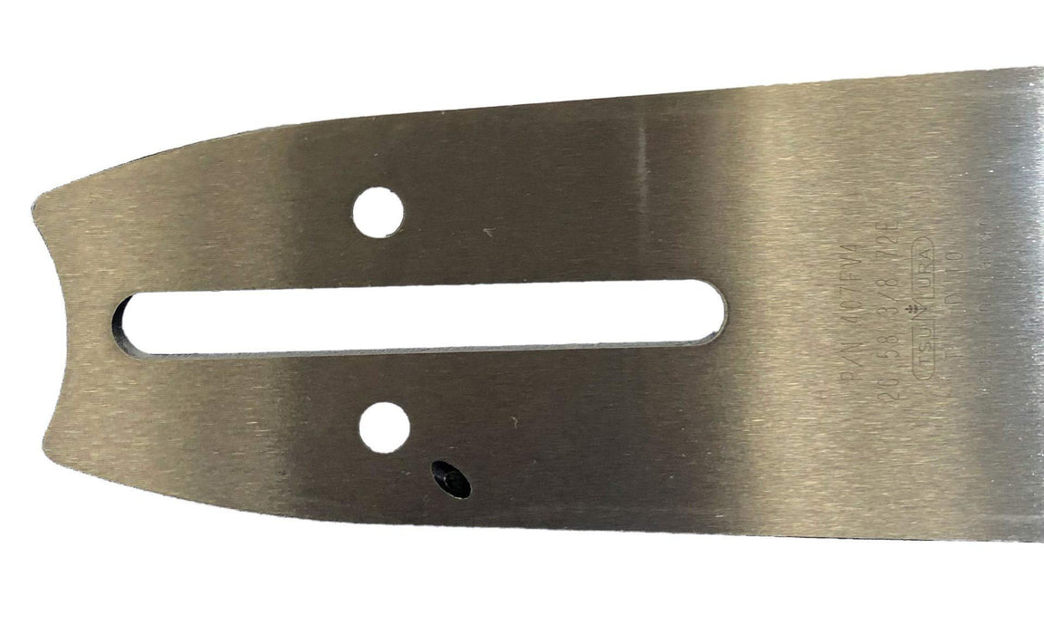 Genuine TsuMura 407FV4 20" .058 3/8" 72DL D009 Solid Chainsaw Guide Bar