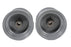 2 Pk OEM Husqvarna 532106732 6" Front Silver Rim Assembly Fits Poulan Craftsman