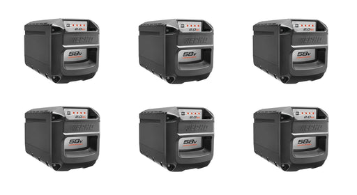 6 PK Genuine Echo CBP-58V2AH 58V 2.0 Ah Lithium Ion Battery with Fuel Gauge
