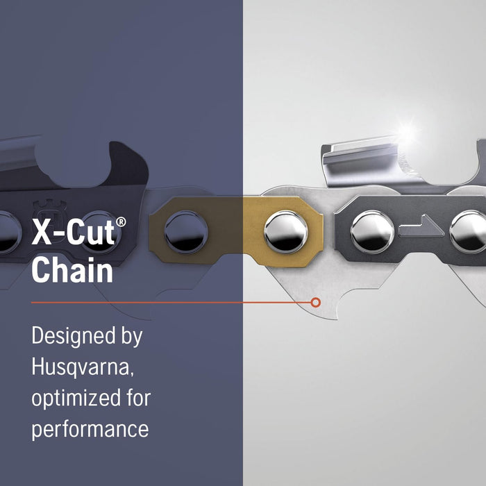 Husqvarna 585422155 X-Cut S93G 18 Inch Chainsaw Chain, 3/8" Mini Pitch, 050" Gauge