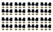 48 PK Deflector Cone and Fiber Washer Kit For Grasshopper 423680 421200