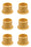 6 PK Genuine Scag 483453-04 Plastic Bearing 3/4" ID Cheetah Freedom Z V-Ride