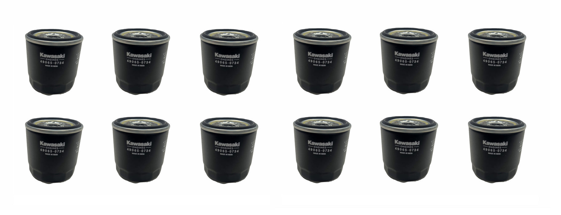 12 Pack Genuine Kawasaki 49065-0734 Oil Filter For 49065-0724 49065-7010 OEM