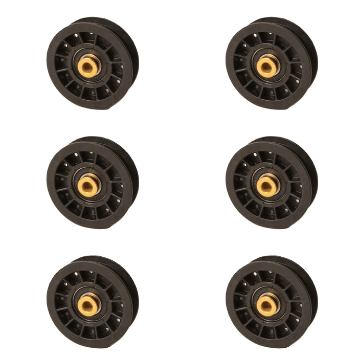 6 PK Flat Idler Pulley For John Deere AM115459 LX172 LX178 LX277 LX288 Z225 Z245