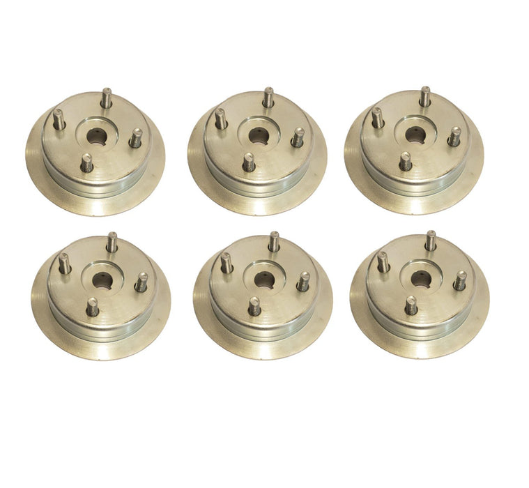 6 PK Genuine Scag 462808 Wheel Hub with Disc Tiger Cat II Turf Tiger II OEM