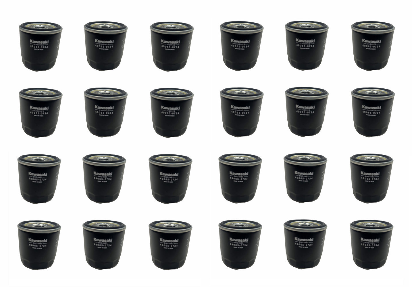 24 Pack Genuine Kawasaki 49065-0734 Oil Filter For 49065-0724 49065-7010 OEM