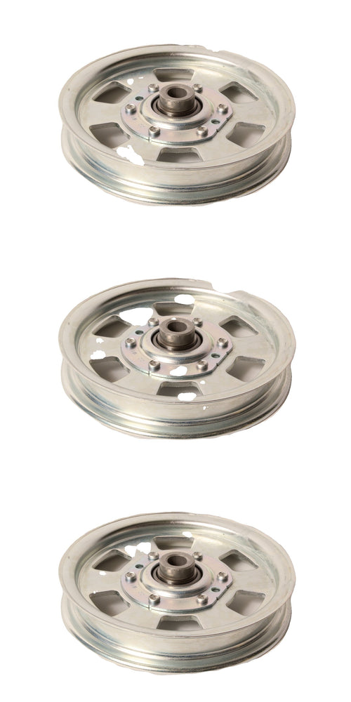 3 PK Flat Idler Pulley Fits Kubota K5559-34880 K5639-34882