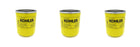 3 PK Genuine Kohler ED0021752850-S Oil Filter Lombardini Diesel 90MM