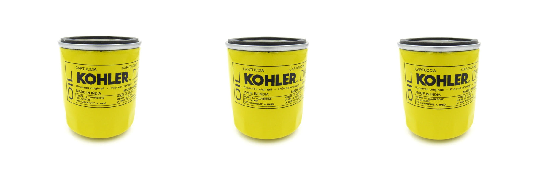 3 PK Genuine Kohler ED0021752850-S Oil Filter Lombardini Diesel 90MM