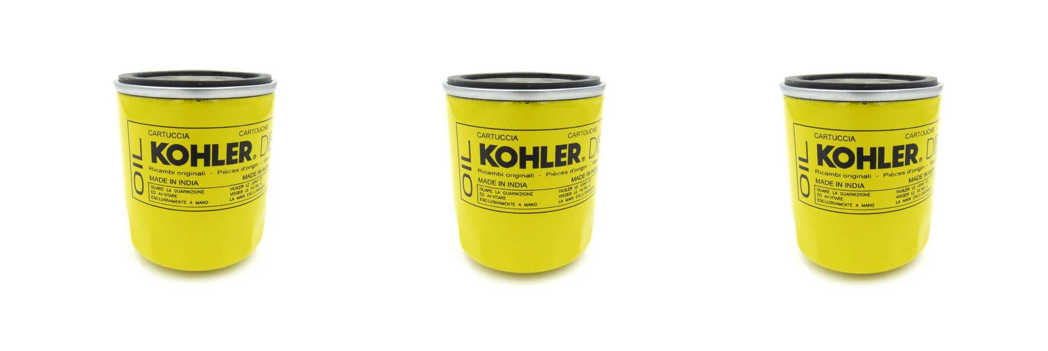 3 PK Genuine Kohler ED0021752850-S Oil Filter Lombardini Diesel 90MM