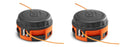 2 PK Genuine Husqvarna 599915603 Rapid Replace Trimmer Head Battery 220iL 320iL