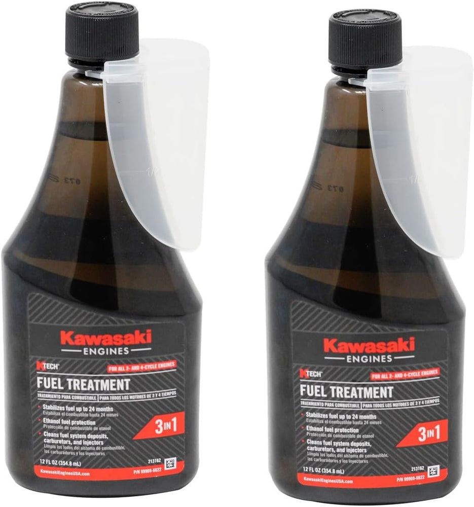 2 Pack Kawasaki 99969-6622 K-TECH Fuel Treatment 12 Oz.